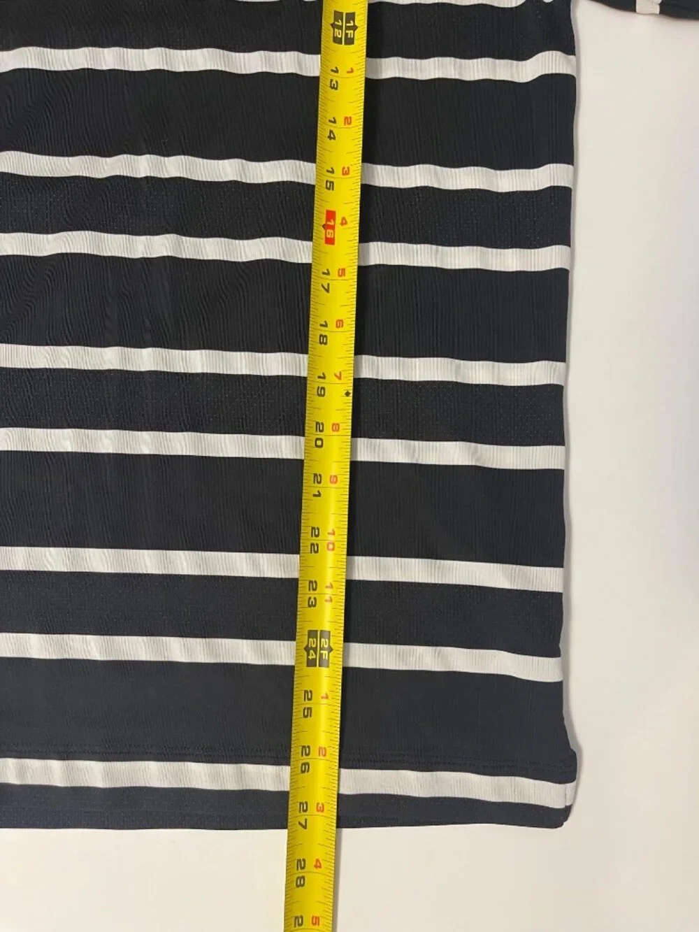 Nike Golf Dri-Fit SS Polo Men's Large Black/White Stripe